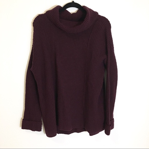 Free People Sweaters - Free People Waffle Knit Sweater Tunic - Medium